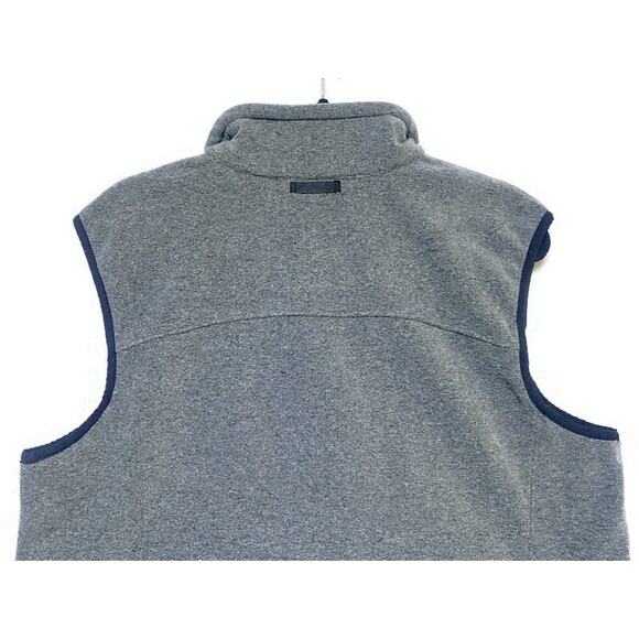 Eddie Bauer Zip Up Vest Men's Size Medium Gray With Pockets Polyester - Picture 7 of 7